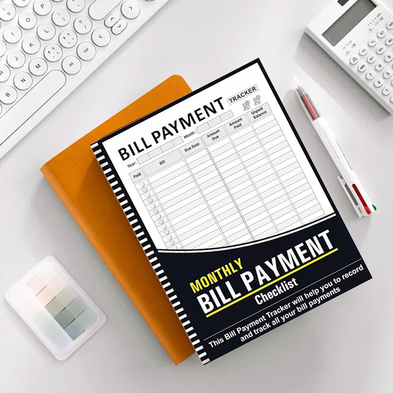 Bill Tracker-Notizbuch