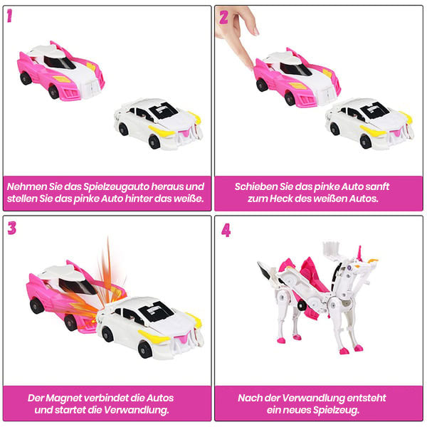 Deformiertes Einhorn Auto Spielzeug