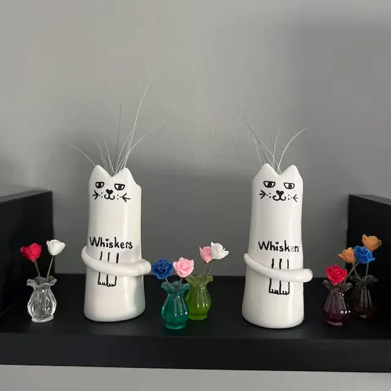 Katze Kleine Vase
