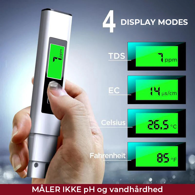 Ny 4 i 1 Tds Meter Digital Vandtester
