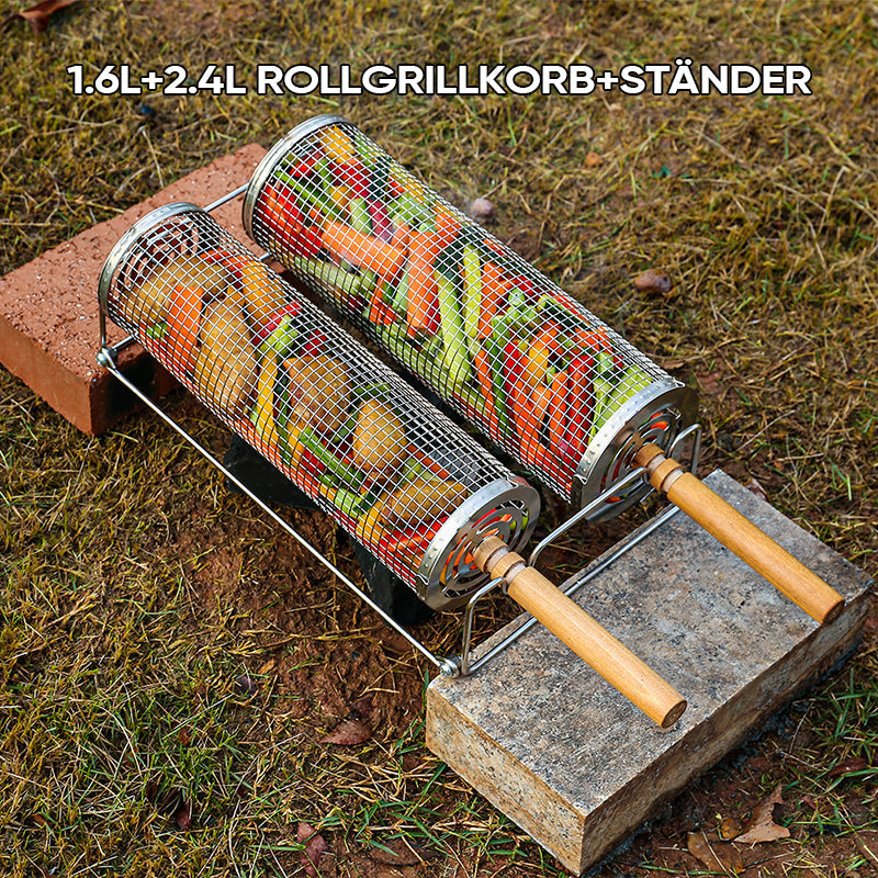 304 Edelstahl Rolling Barbecue Käfig