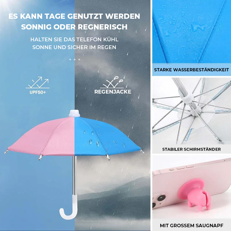 Handy-Regenschirm-Saugnapf-Ständer für Sonne