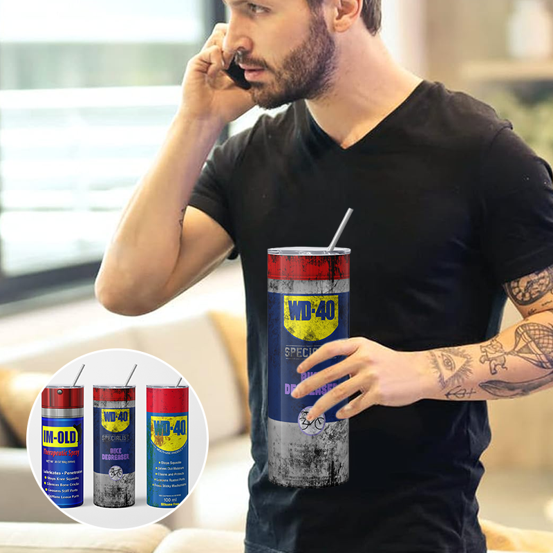 Termokop med beskidt mønster