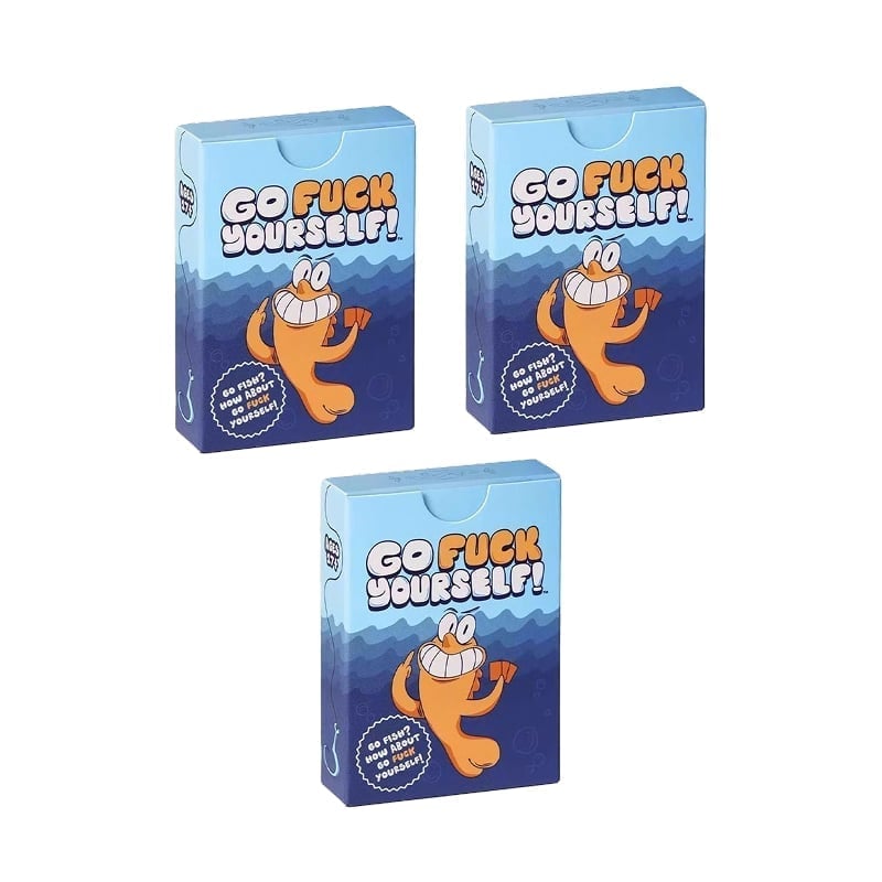 Verpiss D*** – Go Fish Party-Kartenspiel für Erwachsene (ab 18 Jahren)