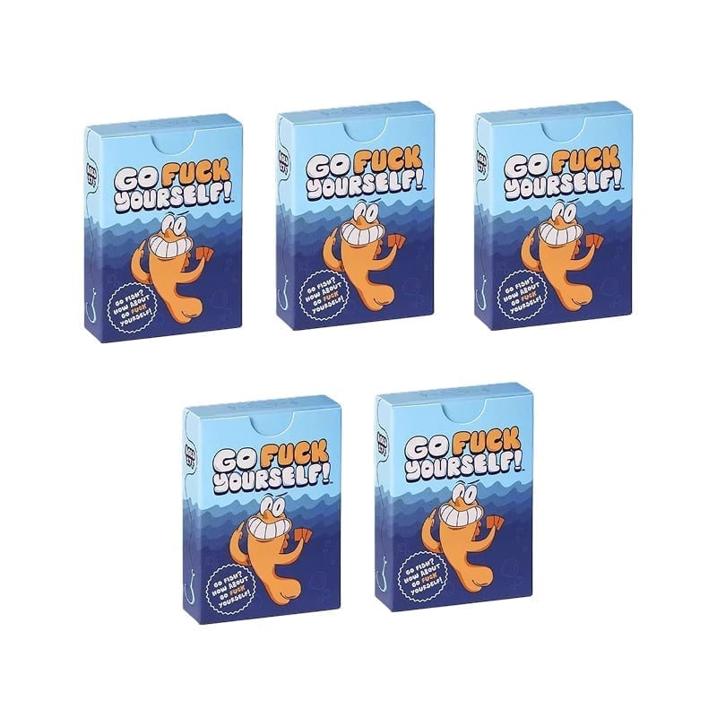 Verpiss D*** – Go Fish Party-Kartenspiel für Erwachsene (ab 18 Jahren)