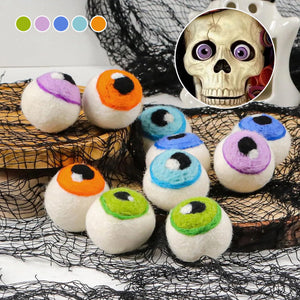 Halloween Monster øjeæbler i filt
