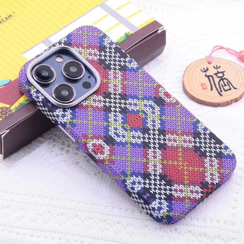 Bohemian-Stil Magnetische Handyhülle für iPhone