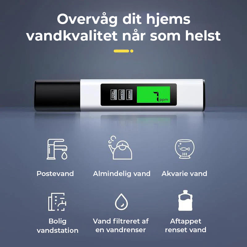 Ny 4 i 1 Tds Meter Digital Vandtester
