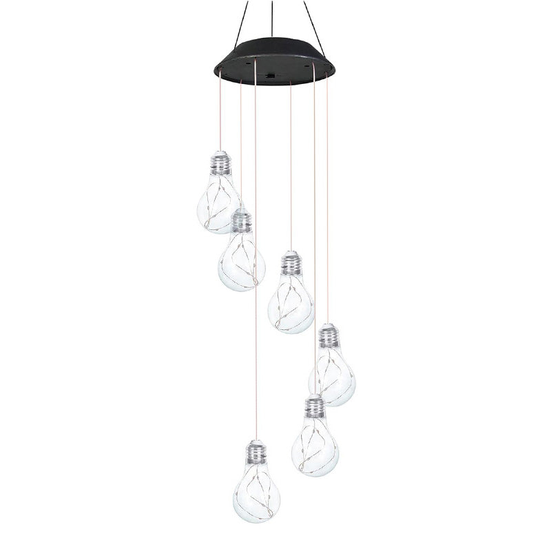 Solarbetriebenes LED-Windspiellicht