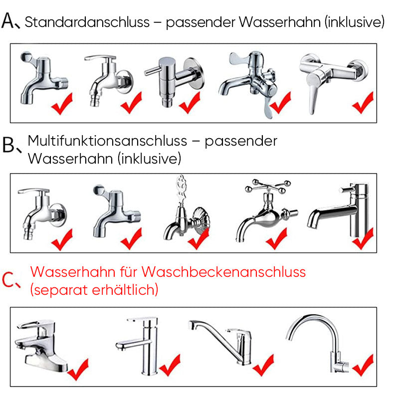 Versenkbarer Gartenschlauchaufroller