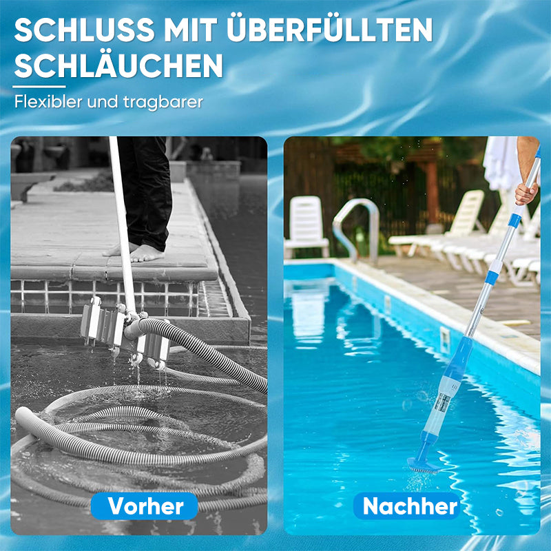 EU-Standard - 3-in-1-Akku-Schwimmbadstaubsauger mit leistungsstarkem Motor