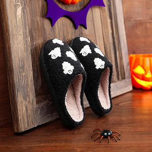 Halloween ghost plys hjemmesko