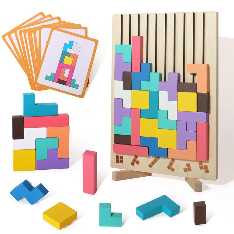 Stapelpuzzle-Spielzeug aus Holz