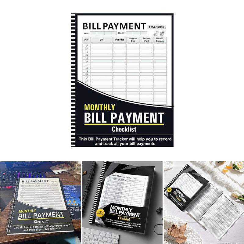 Bill Tracker-Notizbuch