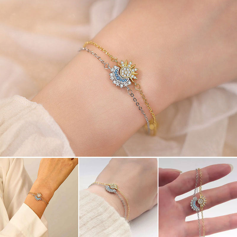 Sonne-Mond-Armband-Set