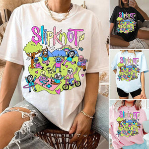Sjov t-shirt med animetryk