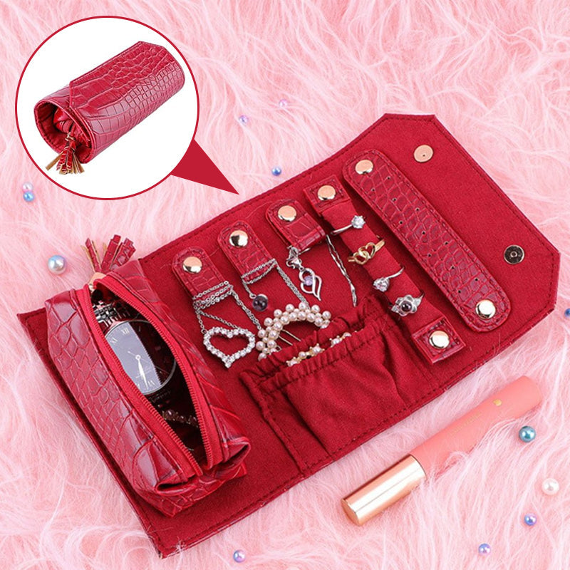 Urlaub Schmuck Lagerung Roll Tasche