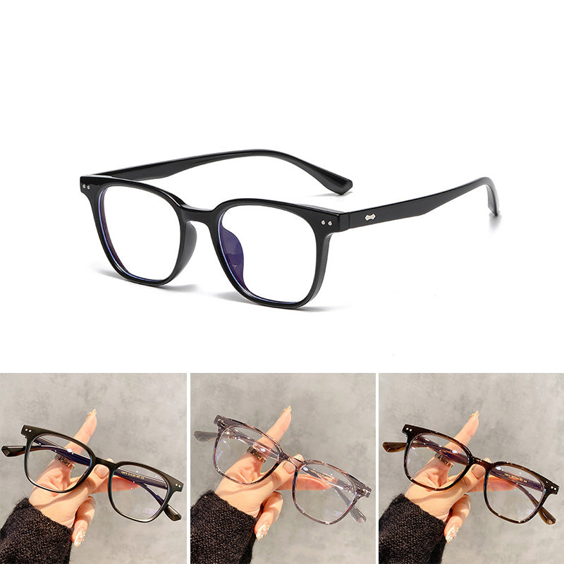 Anti-Blaulicht-Brille mit quadratischem Rahmen