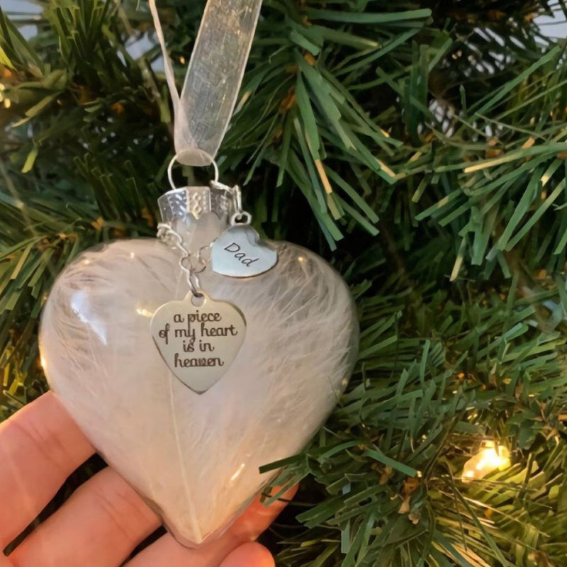 ❤️A Piece of My Heart Is In Heaven❤️ Gedenkornament