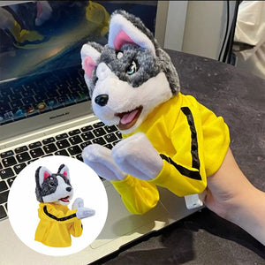 Husky-Handschuhpuppe aus Plüsch