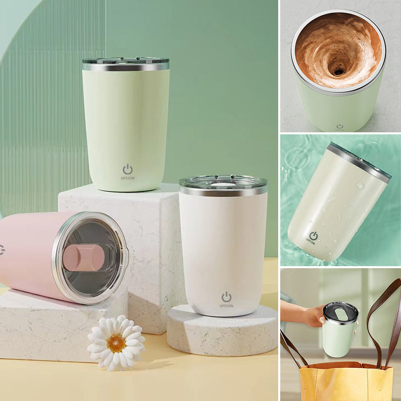 Magnetische Kaffeetasse mit elektrischem Rührwerk
