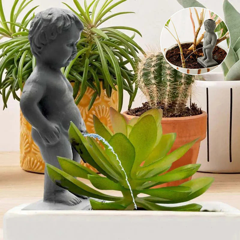 Gartenskulptur „Pee My Plants“