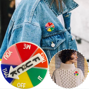 Spinner magnet broche