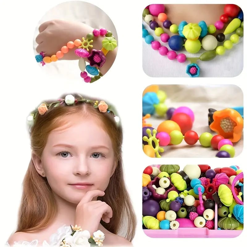 Pop-Perlen für die Schmuckherstellung für Kinder