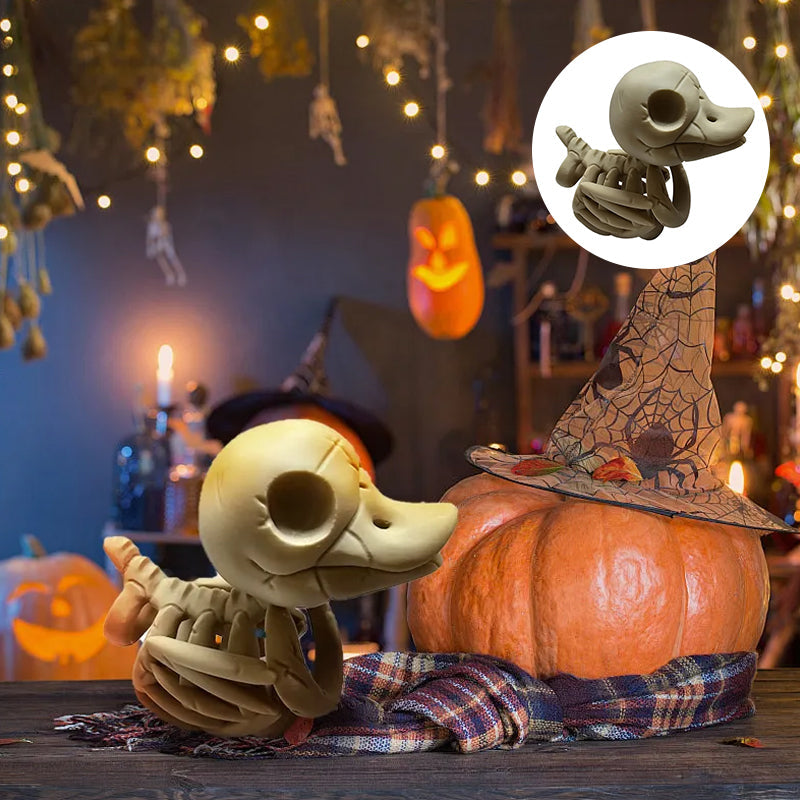 Halloween Skelett-Ente Dekoration