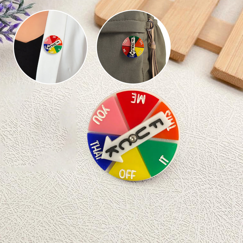 Spinner magnet broche