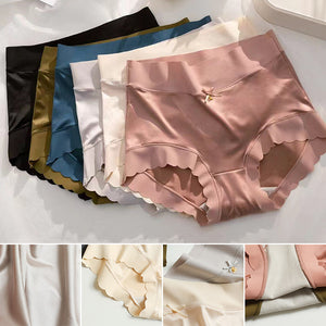 Premium Satin Antibakteriell Ice Silk Feuchtigkeitsübertragende Höschen
