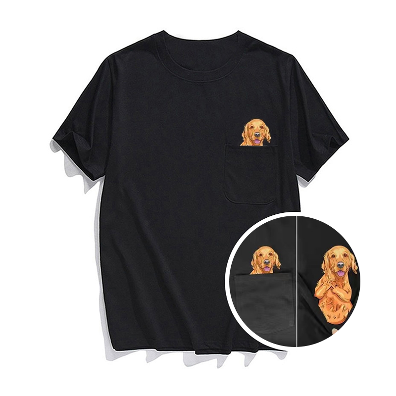 Versteckter Mittelfinger Signiert Lustige Katze Bedrucktes T-Shirt