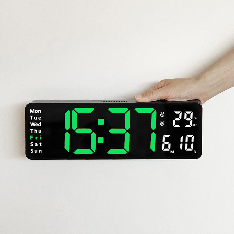 Verbesserte digitale Wanduhr mit großem Display