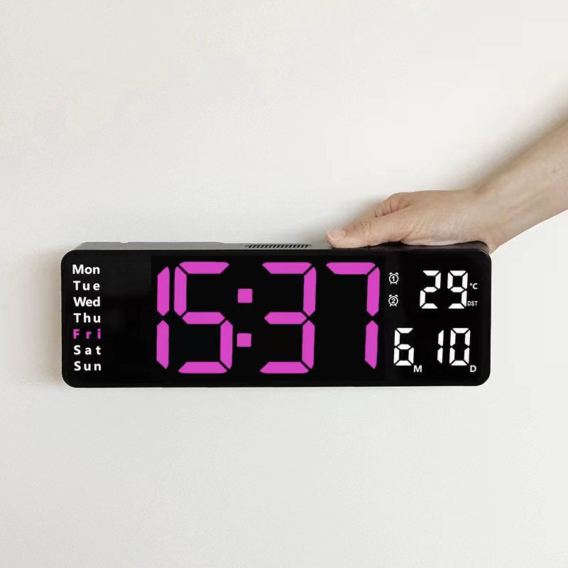 Verbesserte digitale Wanduhr mit großem Display