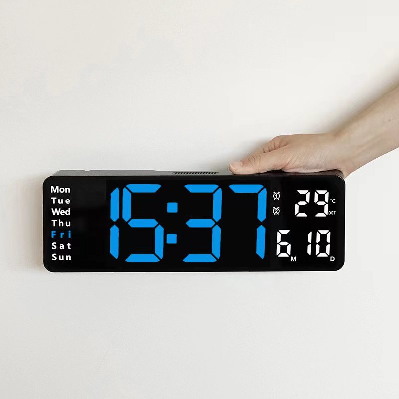 Verbesserte digitale Wanduhr mit großem Display