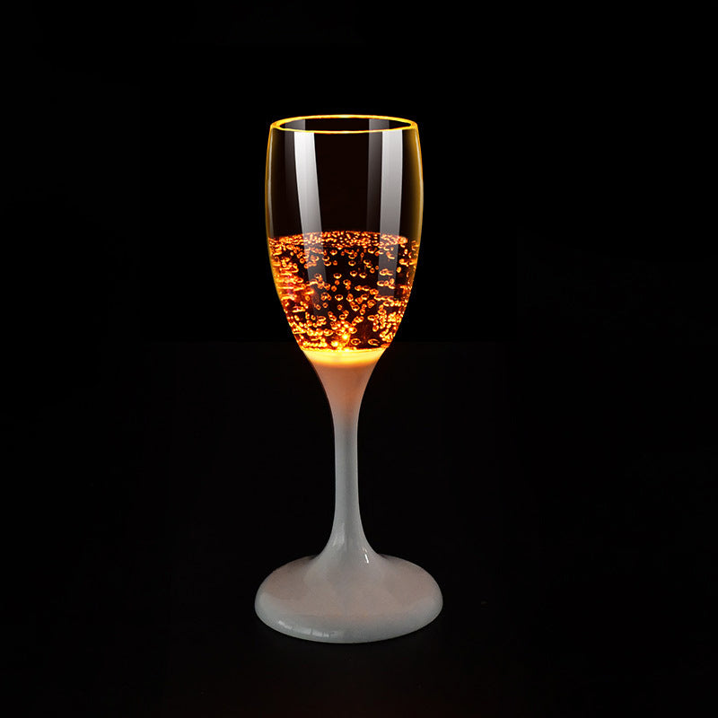 LED beleuchtetes Sektglas
