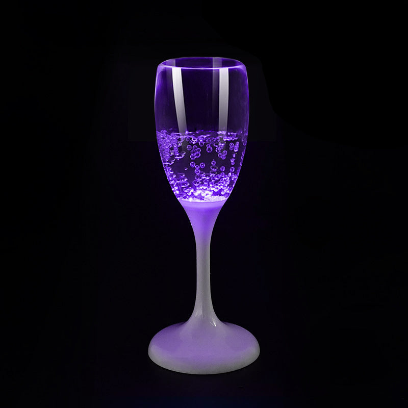 LED beleuchtetes Sektglas