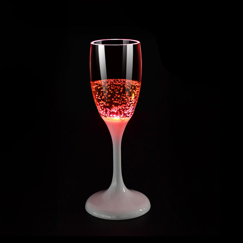 LED beleuchtetes Sektglas