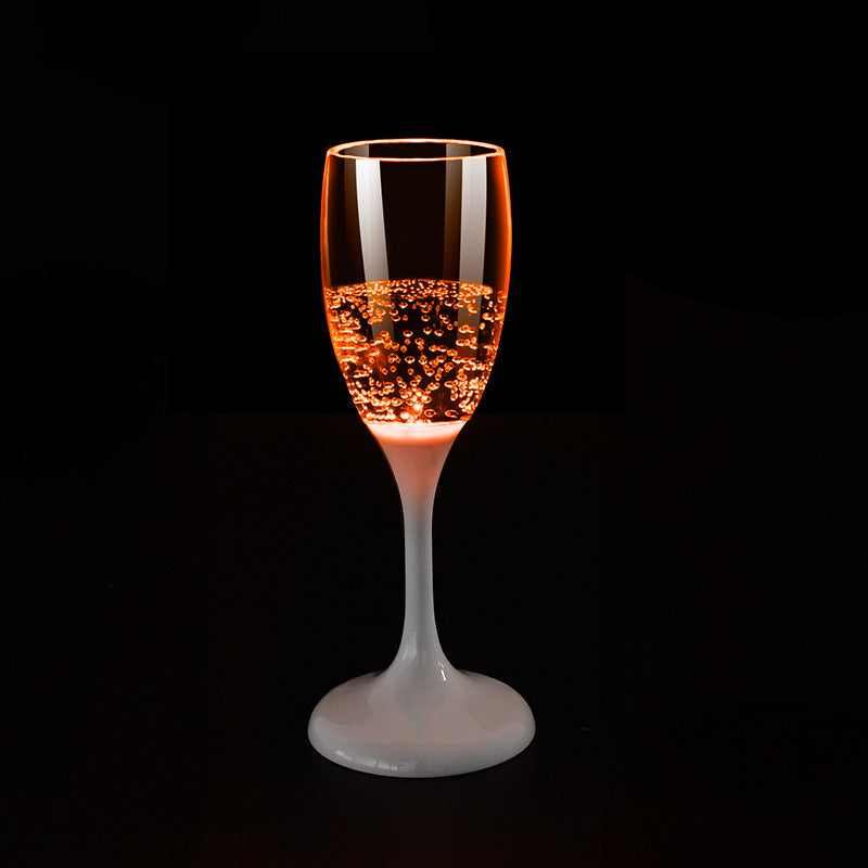 LED beleuchtetes Sektglas
