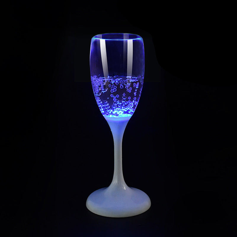 LED beleuchtetes Sektglas