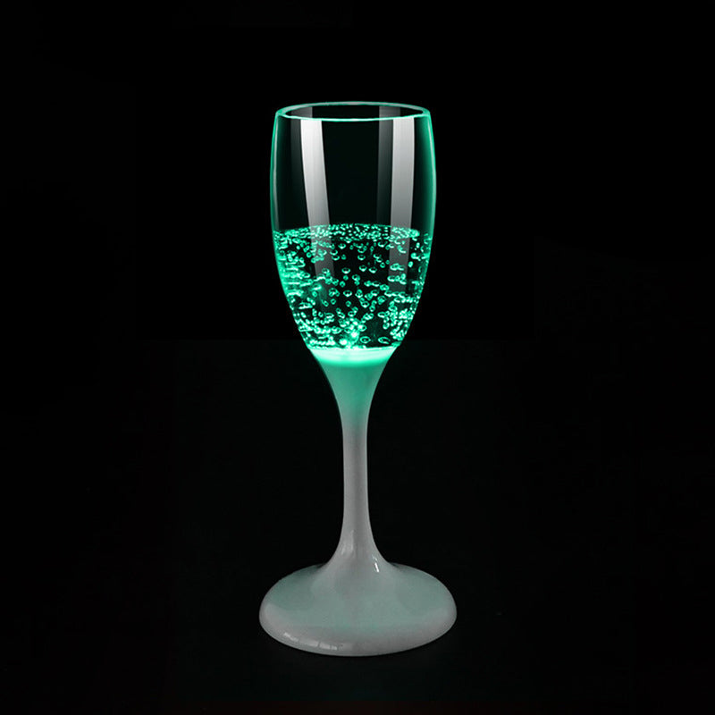 LED beleuchtetes Sektglas