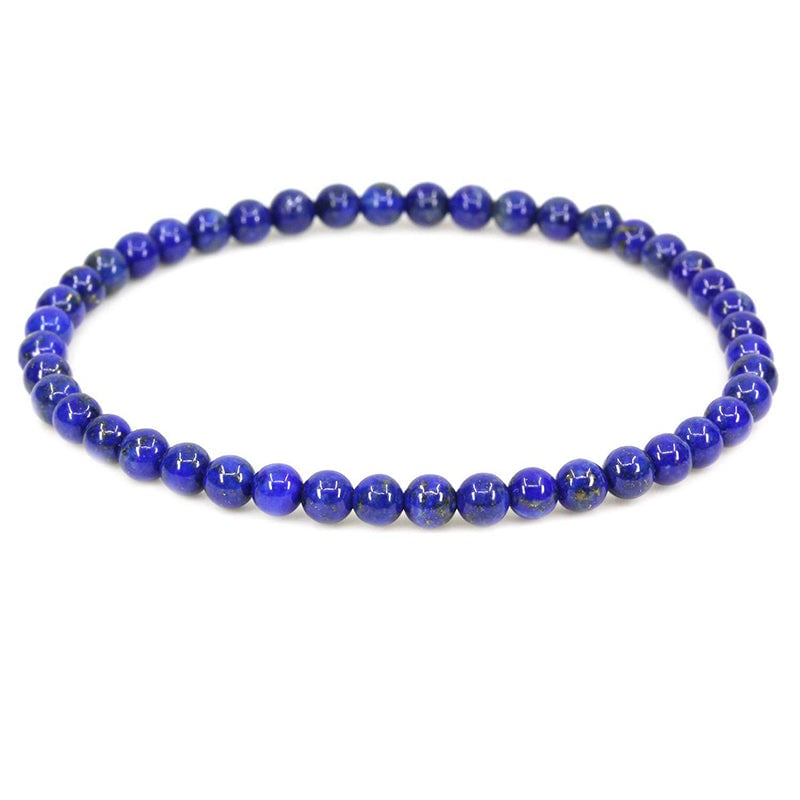 Naturlig Lapis Lazuli stenperlearmbånd