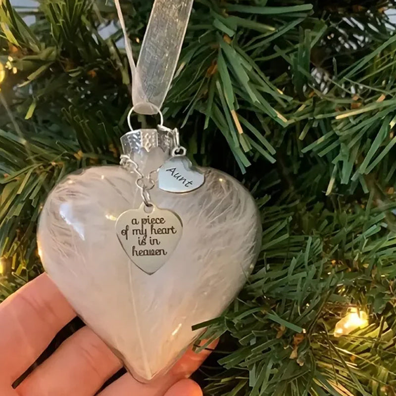 ❤️A Piece of My Heart Is In Heaven❤️ Gedenkornament