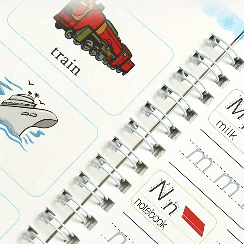 Magisches Übungsbuch mit Rillen