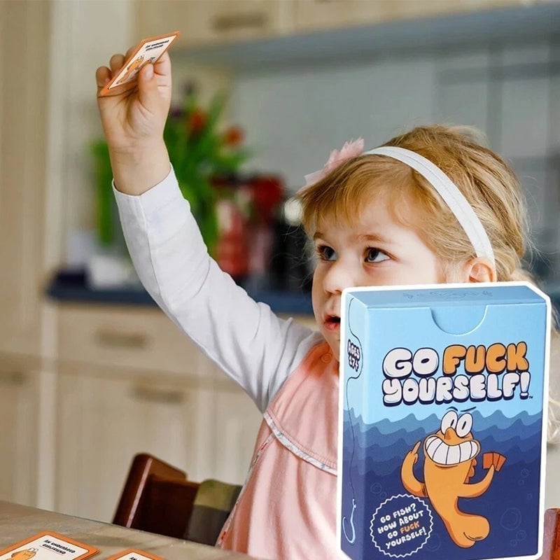 Verpiss D*** – Go Fish Party-Kartenspiel für Erwachsene (ab 18 Jahren)