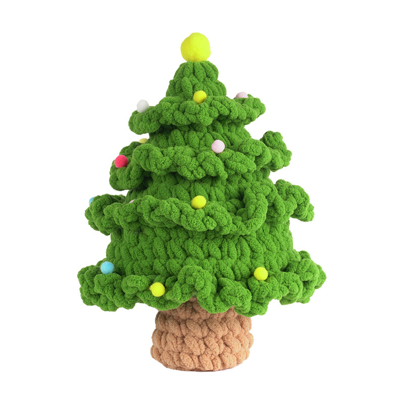 Weihnachtsbaum-DIY-Strickset