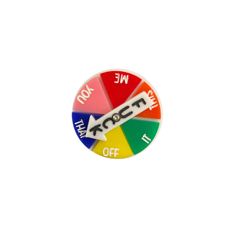 Spinner magnet broche