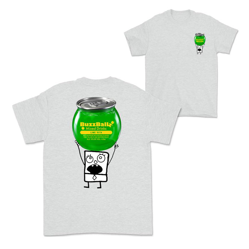 Doodlebob Lustiges Trinken 2-seitiges T-Shirt