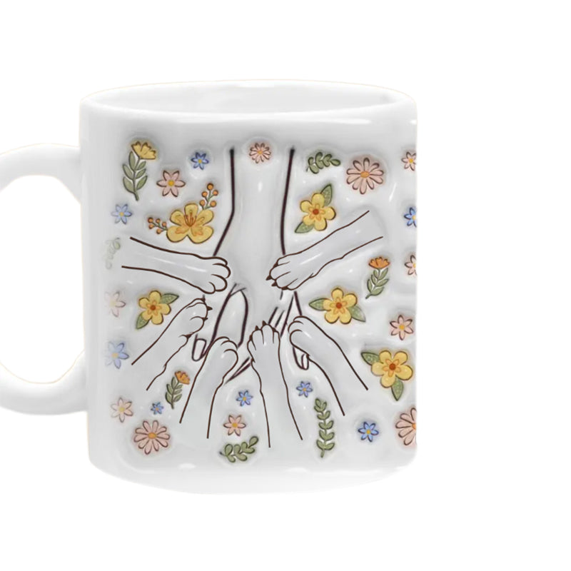 Niedlicher Becher mit Katzenpfotenmotiv