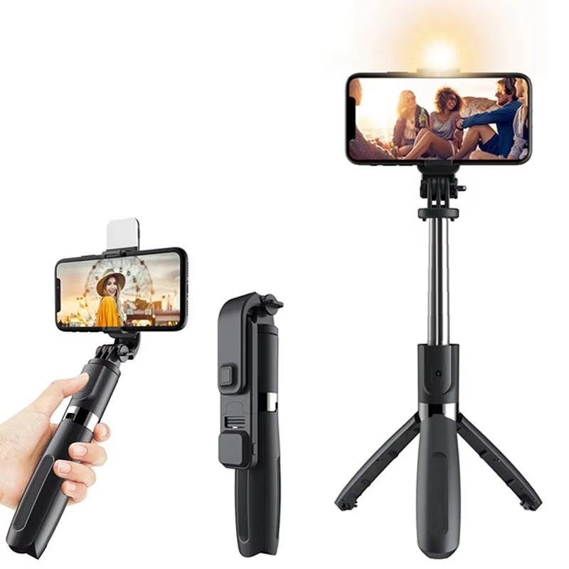 Selfie Stick-stativ med Bluetooth-fjernbetjening